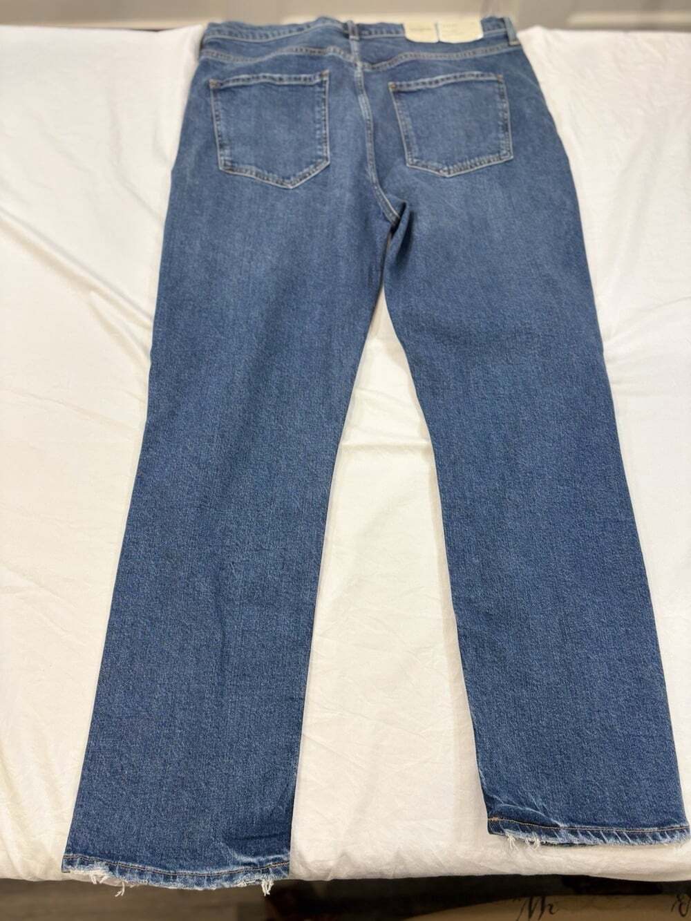 AGOLDE Riley Long High Rise Straight Crop Jeans Size 33